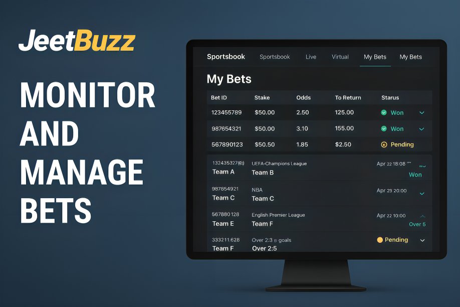 Monitor and Manage Bets