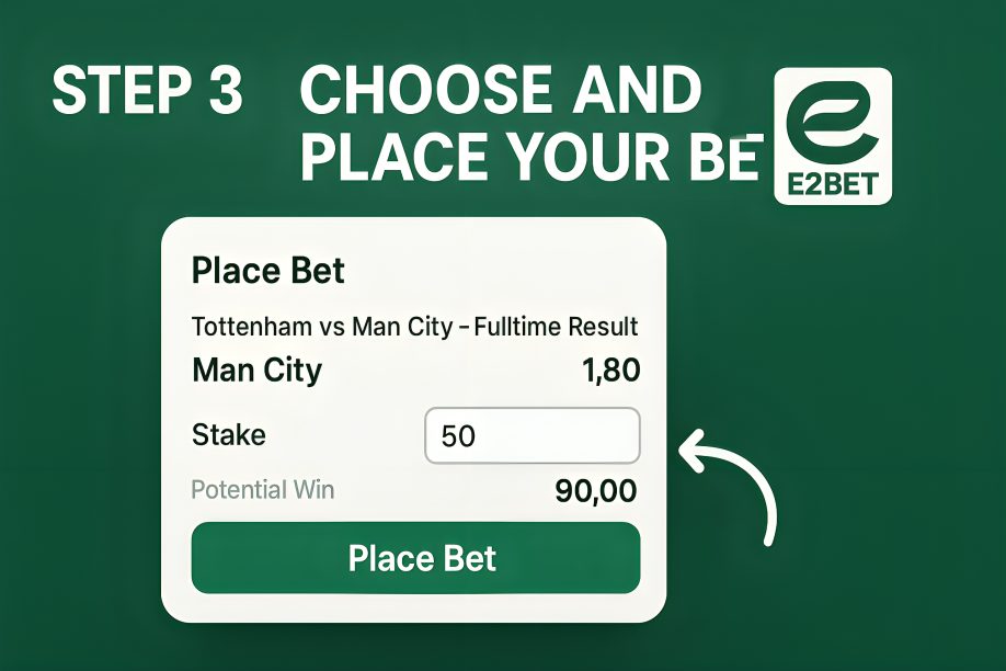 Step 3: Choose and Place Your Bet